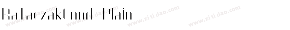 RataczakCond Plain字体转换